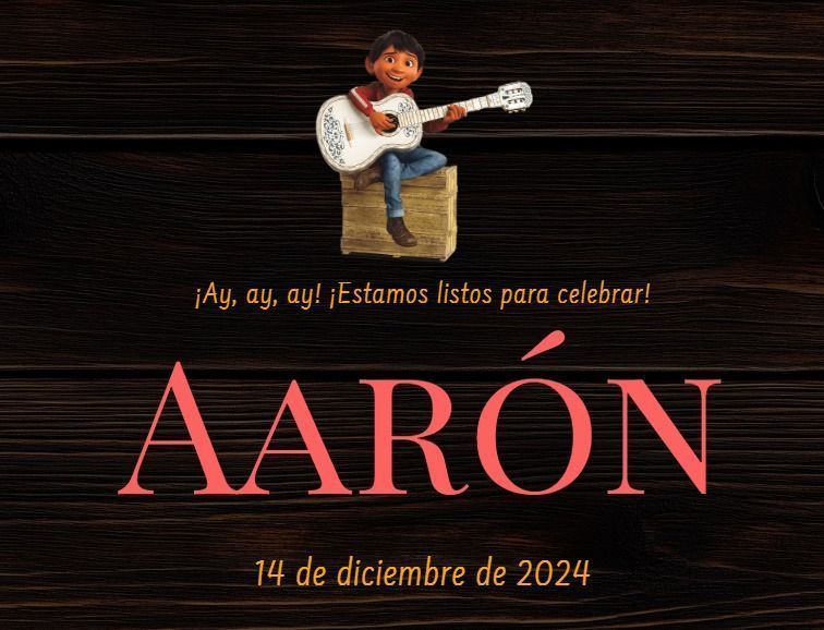 ¡Aarón mi presentación!